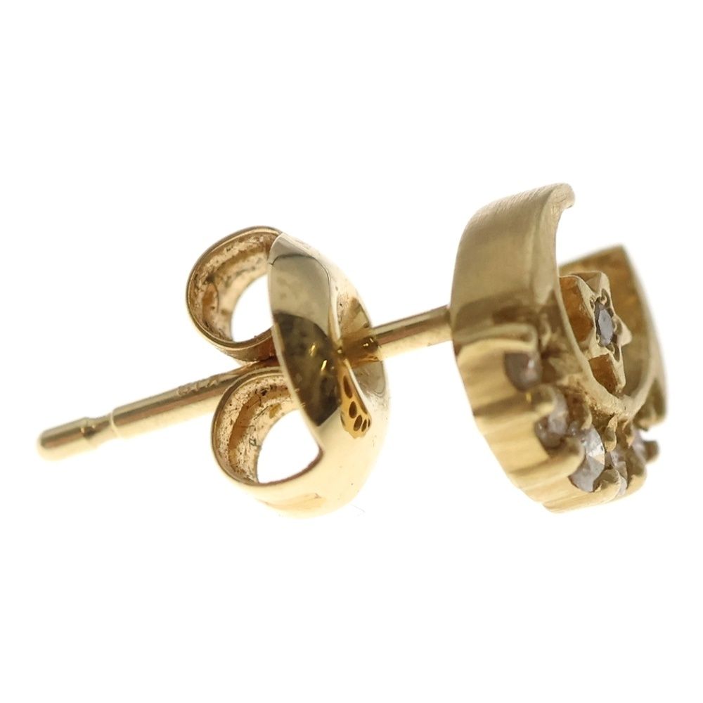 Loree Rodkin (ローリーロドキン) クレセントムーン ピアス 片耳 K18