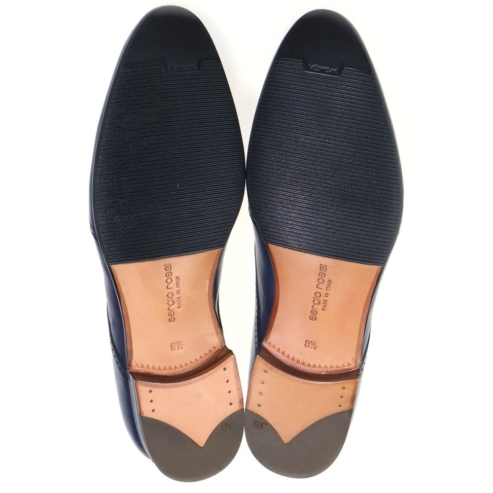 Sergio Rossi (セルジオロッシ) ウィングチップシューズ ネイビー