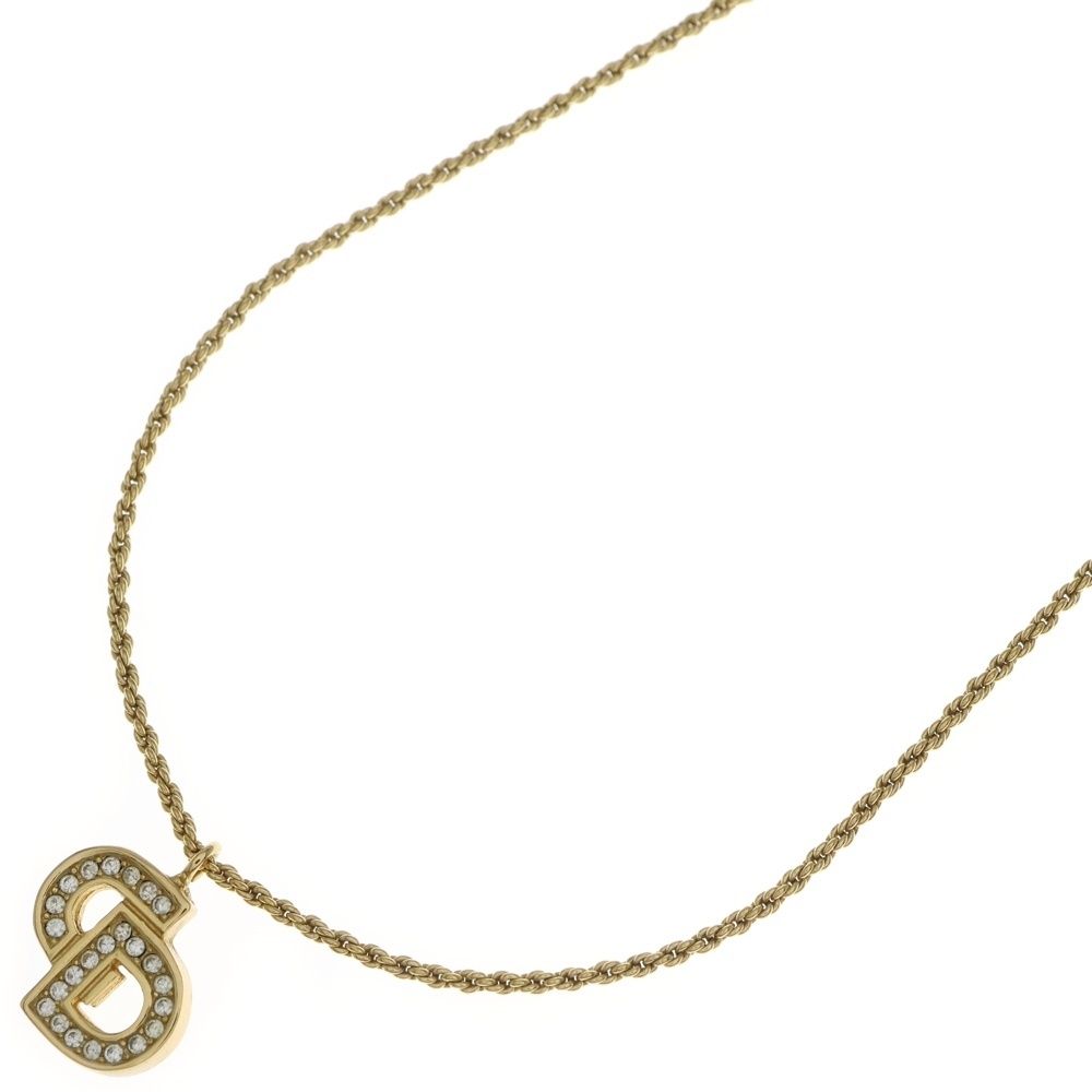 Christian Dior (クリスチャンディオール) CDロゴ ラインストーン