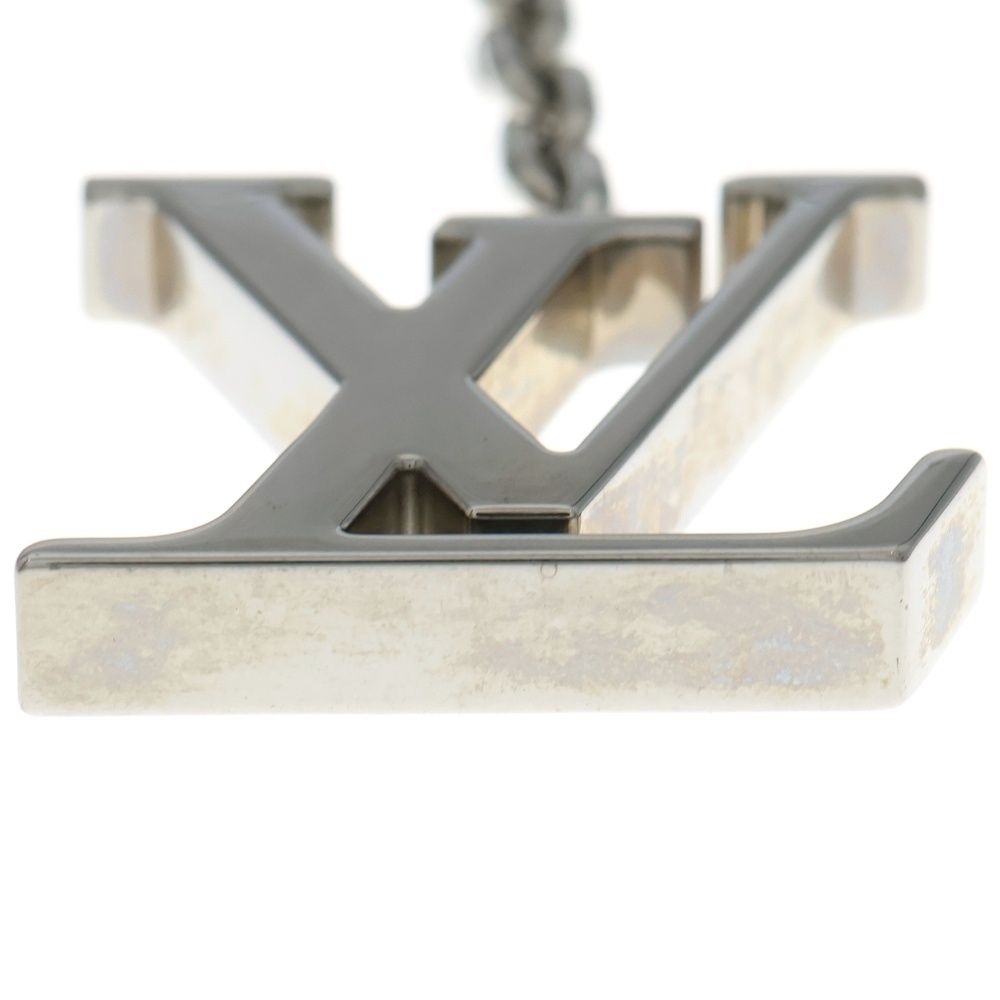 LOUIS VUITTON (ルイヴィトン) キーホルダー LV イニシャル ステンレス