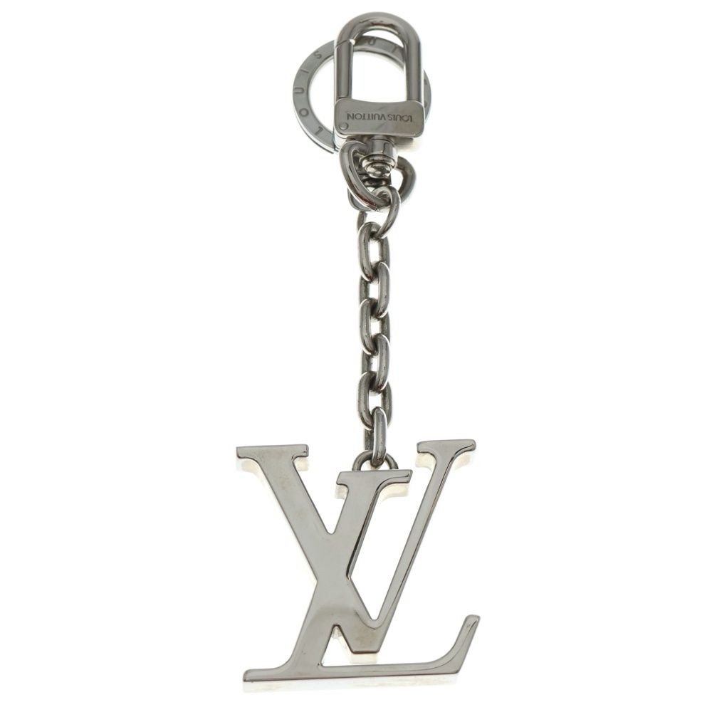 LOUIS VUITTON (ルイヴィトン) キーホルダー LV イニシャル ステンレス