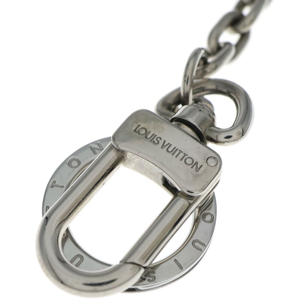 LOUIS VUITTON (ルイヴィトン) キーホルダー LV イニシャル ステンレス