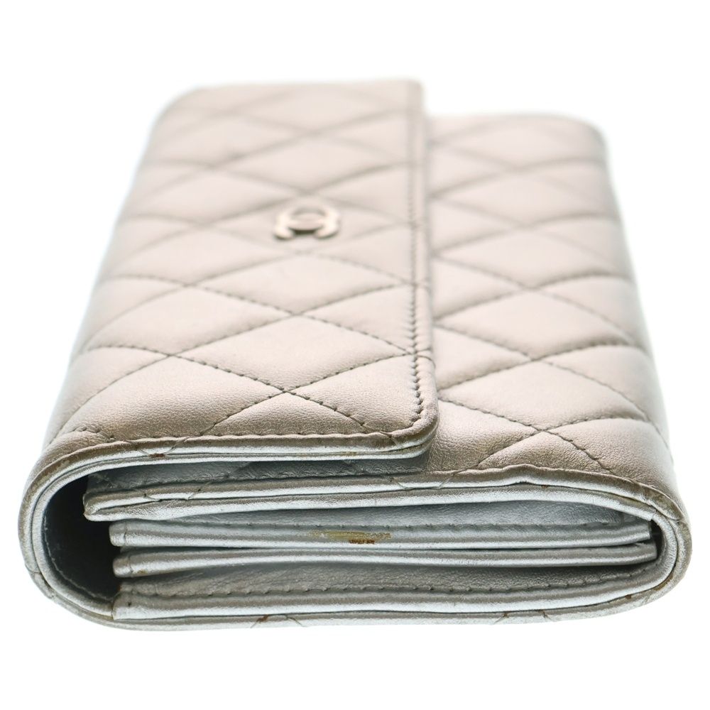 CHANEL (シャネル) マトラッセ 二つ折り長財布 ロングウォレット
