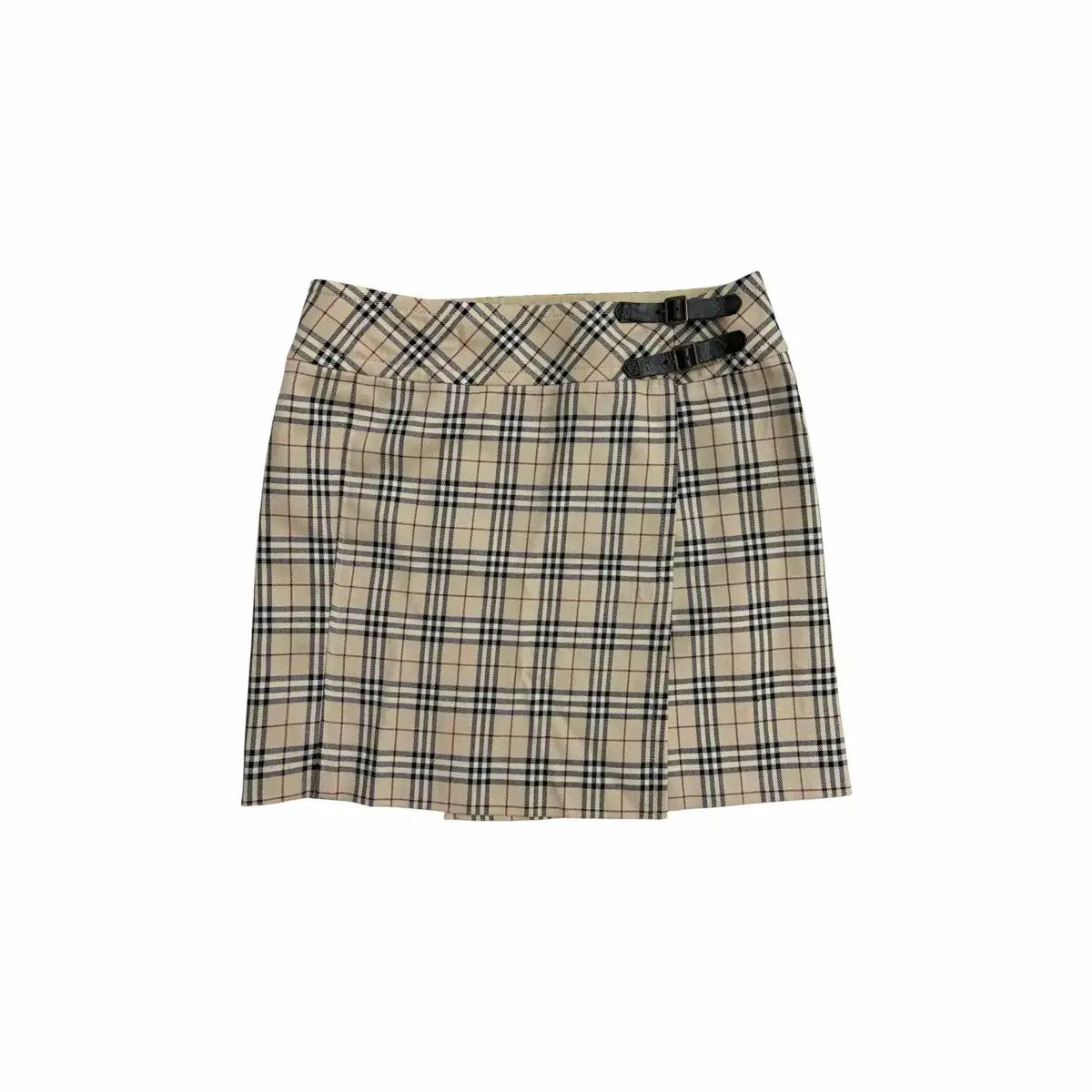 バーバリー ブルーレーベル ストラップ ミニ スカート 36 - メルカリ