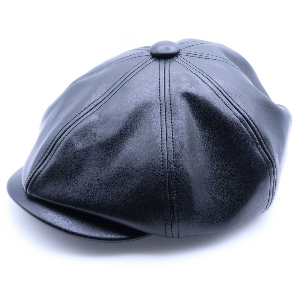 CPH (シーピーエイチ) フェイクレザー キャスケット ハンチング帽 帽子