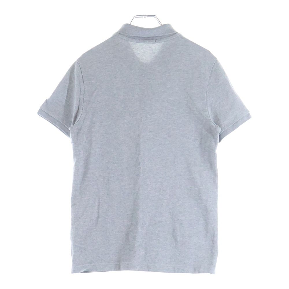 MONCLER (モンクレール) ワッペンロゴ 半袖ポロシャツ グレー