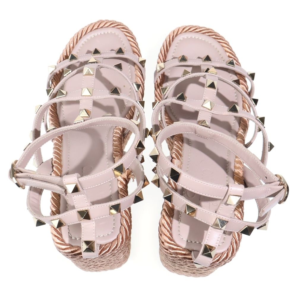 VALENTINO (ヴァレンティノ) ロックスタッズカーフスキンウェッジ