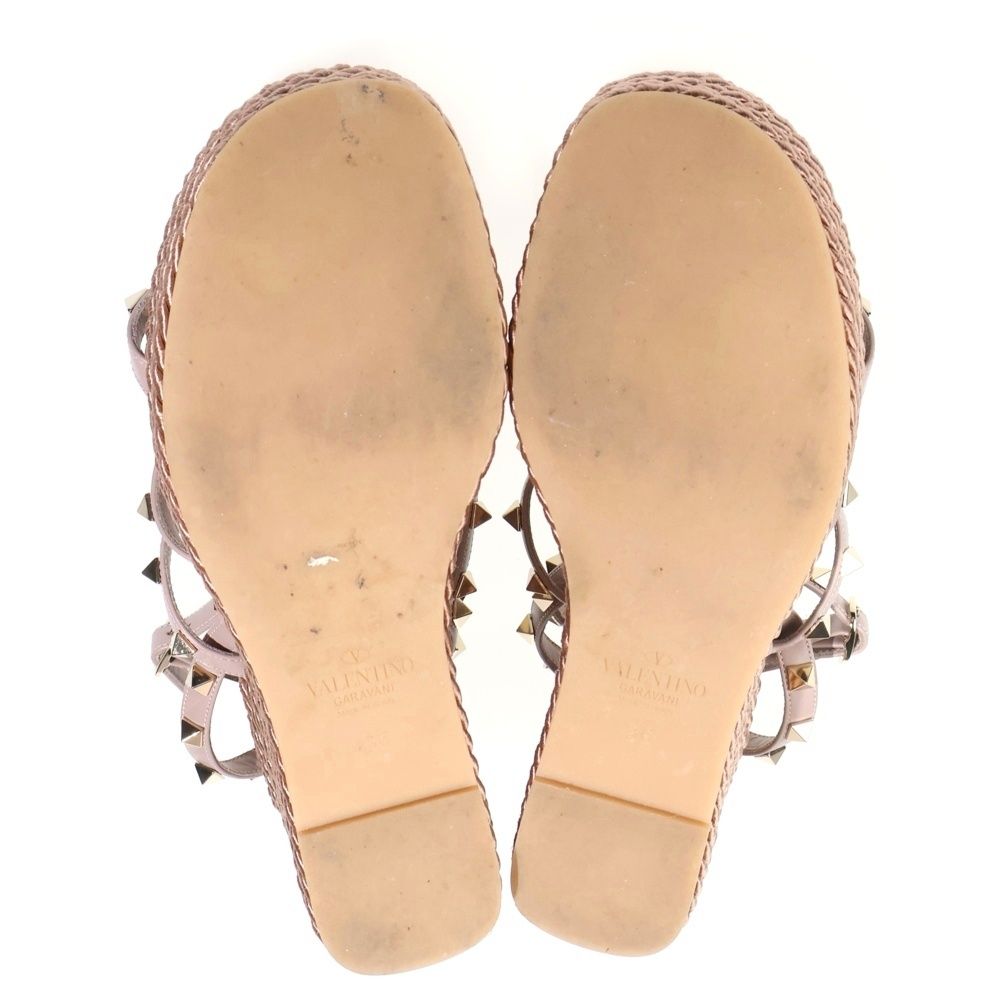 VALENTINO (ヴァレンティノ) ロックスタッズカーフスキンウェッジ