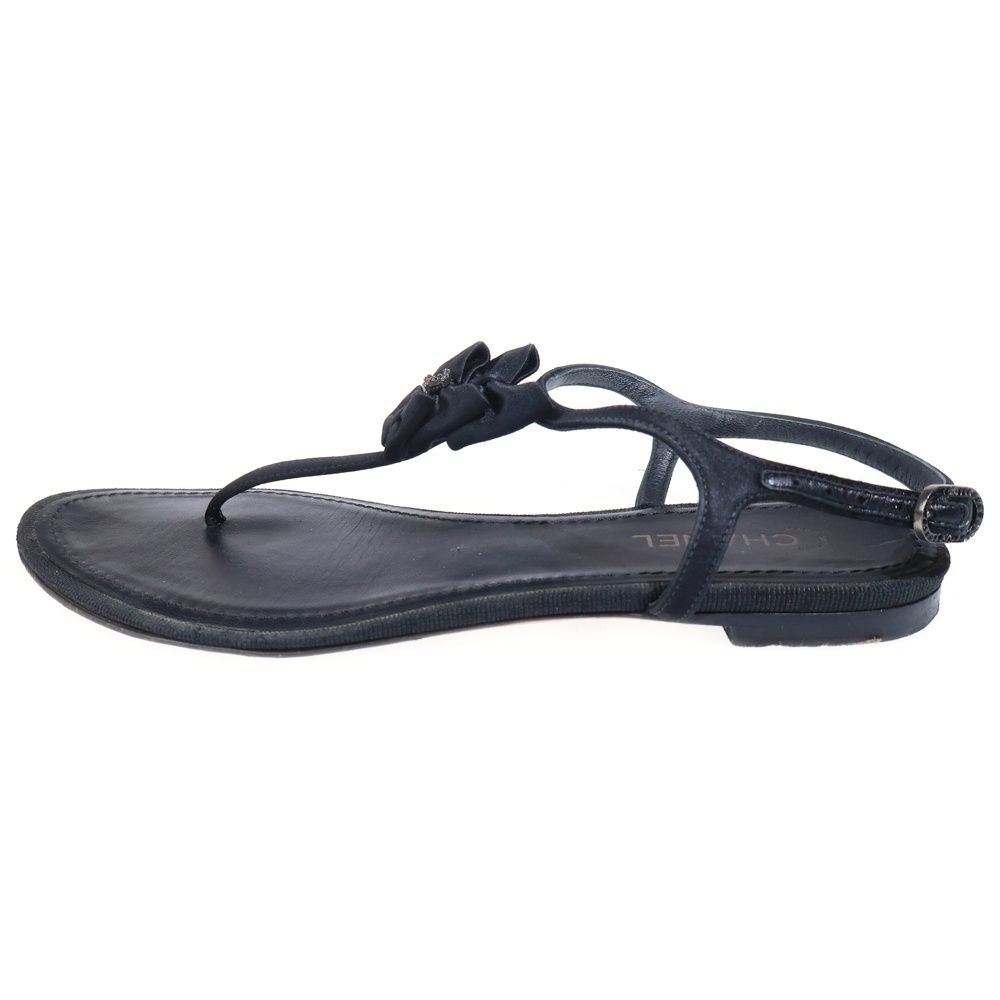 CHANEL (シャネル) ココマーク リボンパンプス ブラック - メルカリ