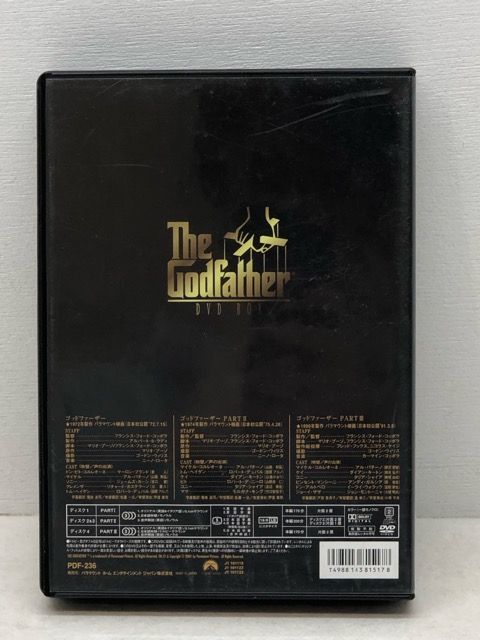 ゴッドファーザー DVD-BOX〈初回限定生産・4枚組〉【E2830-008】020