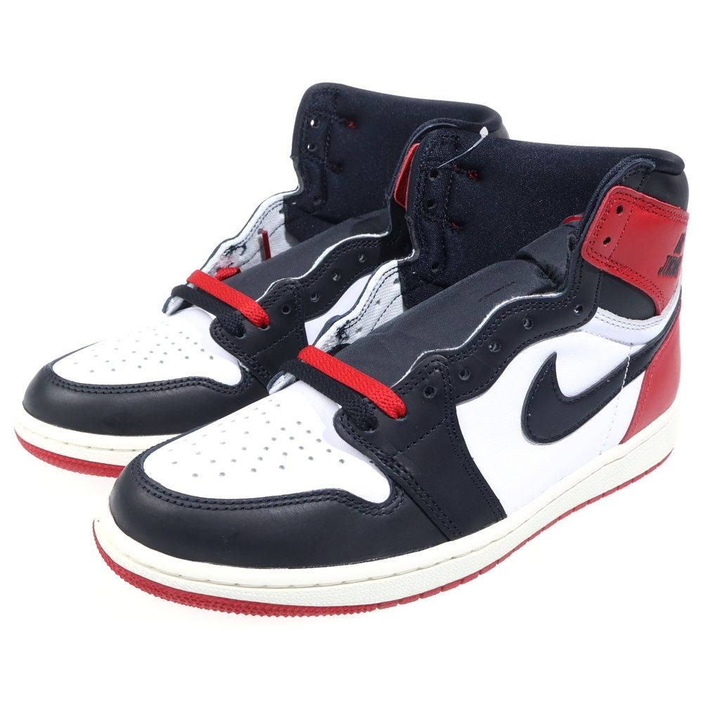 NIKE (ナイキ) AIR JORDAN 1 RETRO HIGH OG BLACK TOE REIMAGINED DZ5485-106 エアジョーダン1 レトロ ブラックトゥリイマジンド ハイカットスニーカーUS8.5/26.5cm