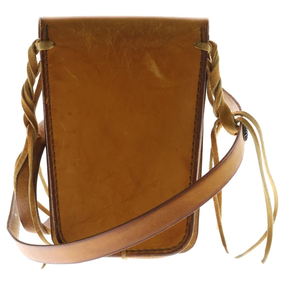 goro's (ゴローズ) メタル付き特大フラワーコンチョ 金縄ターコイズ