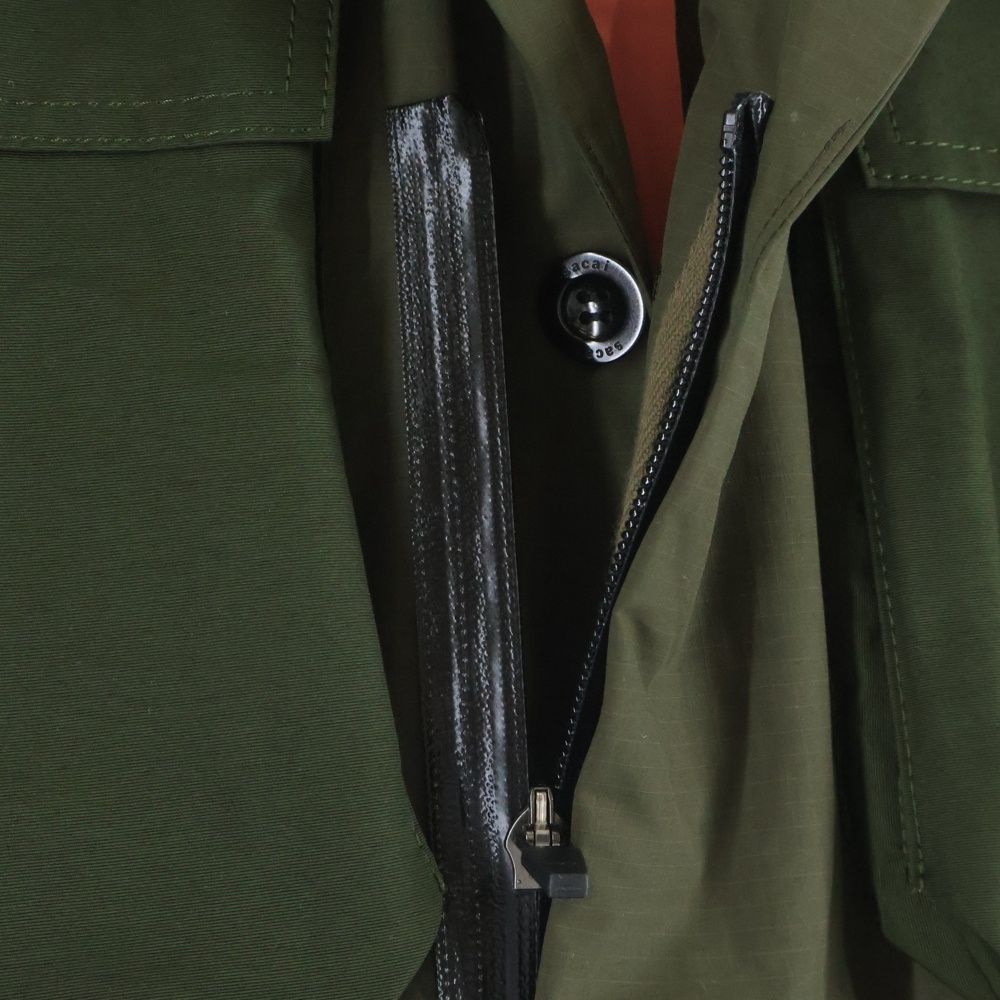 Sacai (サカイ) 22SS Ripstop Nylon Military Coat リップストップ