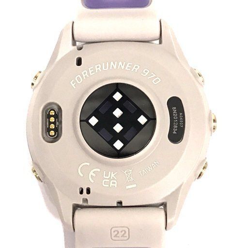 新品 未使用 ガーミン スマートウォッチ ウェアラブル 時計 GARMIN Forerunner 970 French Grey/Indigo リファレンス 010-02969-52 フラッグシップ GPS ランニングウォッチ 6436494