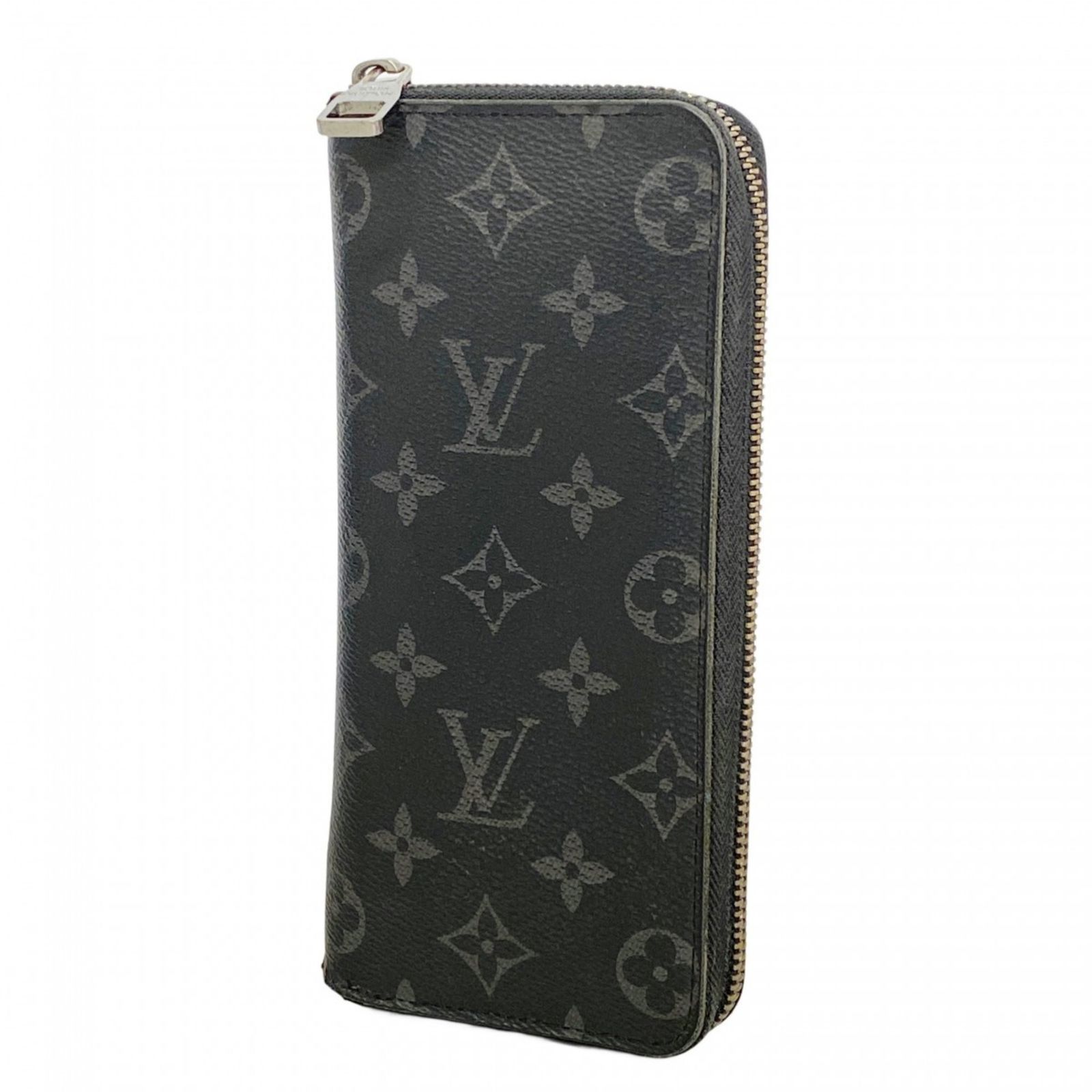Louis Vuitton グレー 長財布メンズジッパー美品 Louis Vuitton 長財布 グレー モノグラムジッパーウォレット 【公式通販】