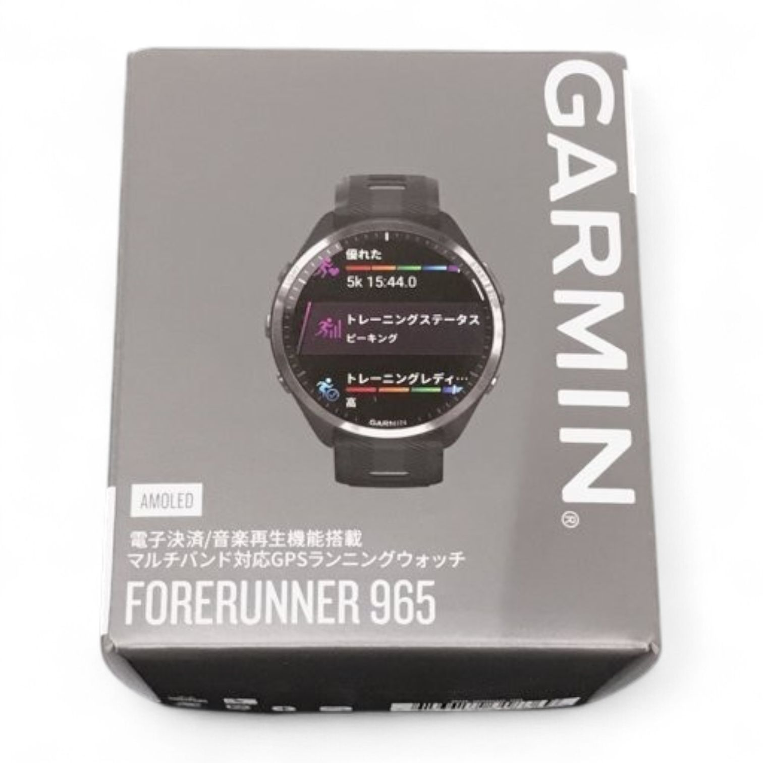 新品 GARMIN Forerunner 965 Black GPSランニングウォッチ - メルカリ