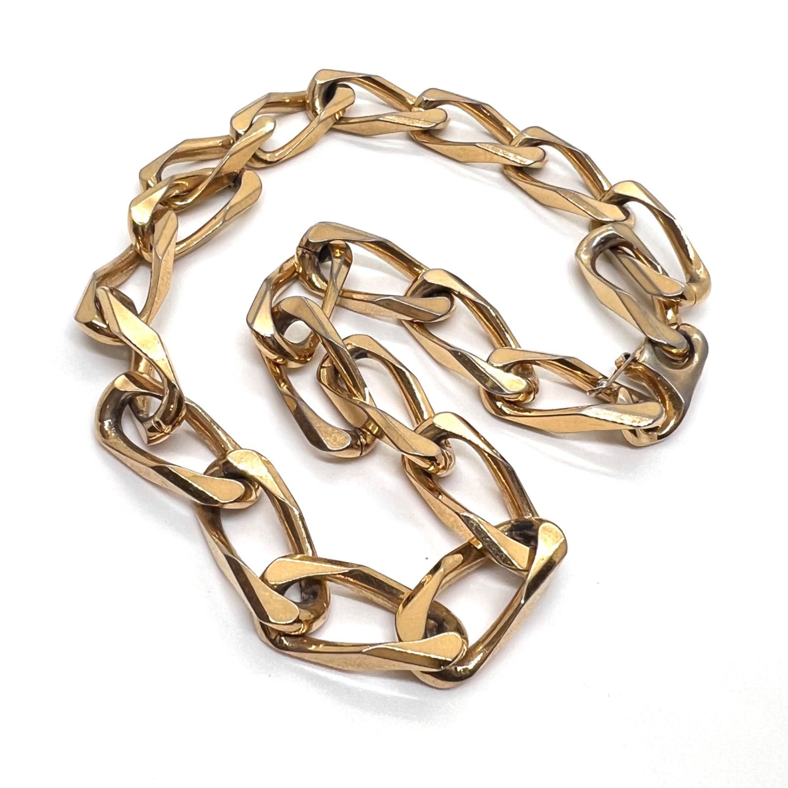 美品☆ NINA RICCI ニナリッチ ネックレス 大ぶり チェーン ゴールド 