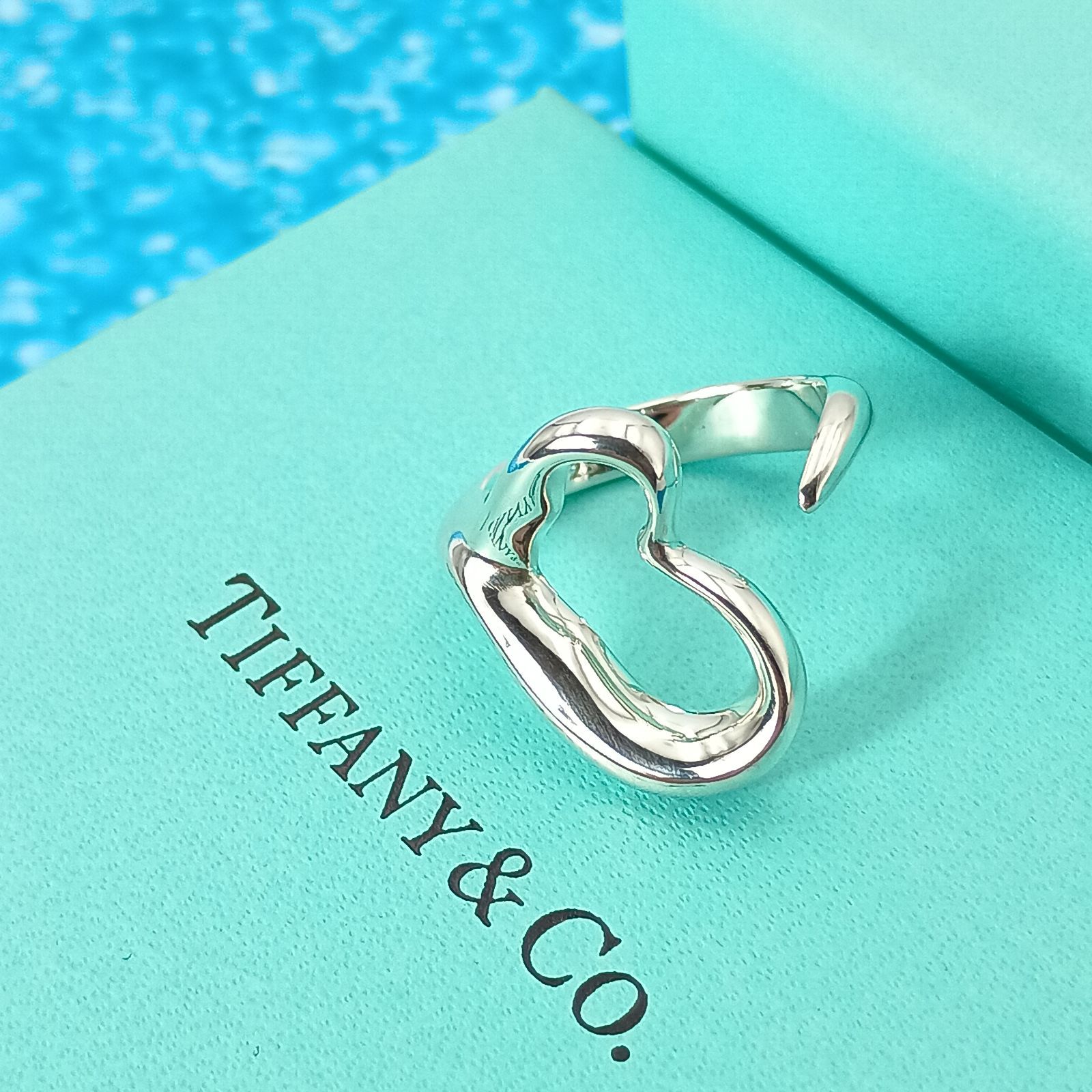 TIFFANY&Co. ティファニー 12号 オープンハート リング 指輪