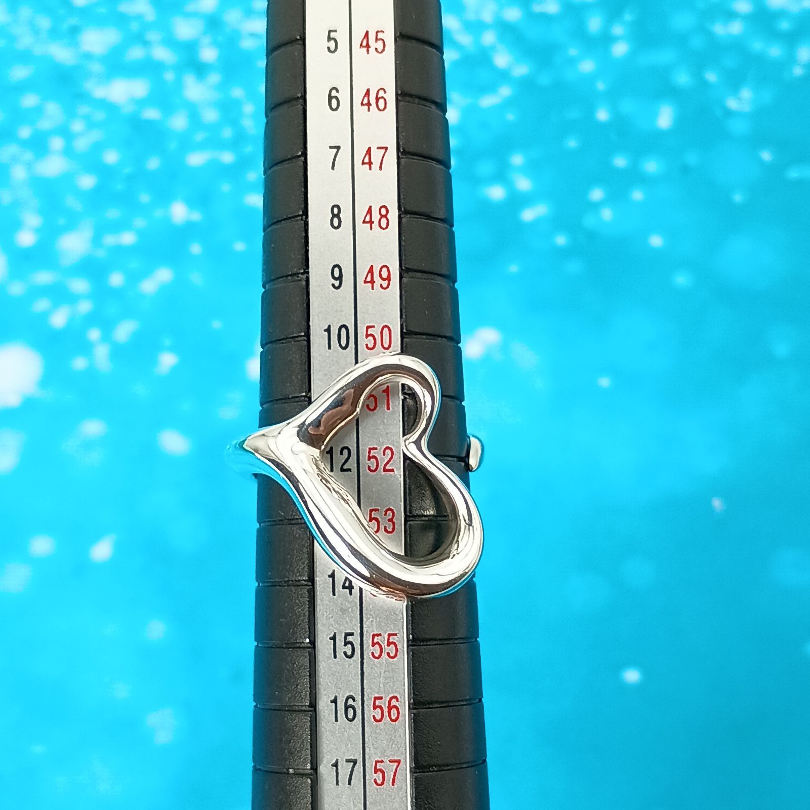 TIFFANY&Co. ティファニー 12号 オープンハート リング 指輪