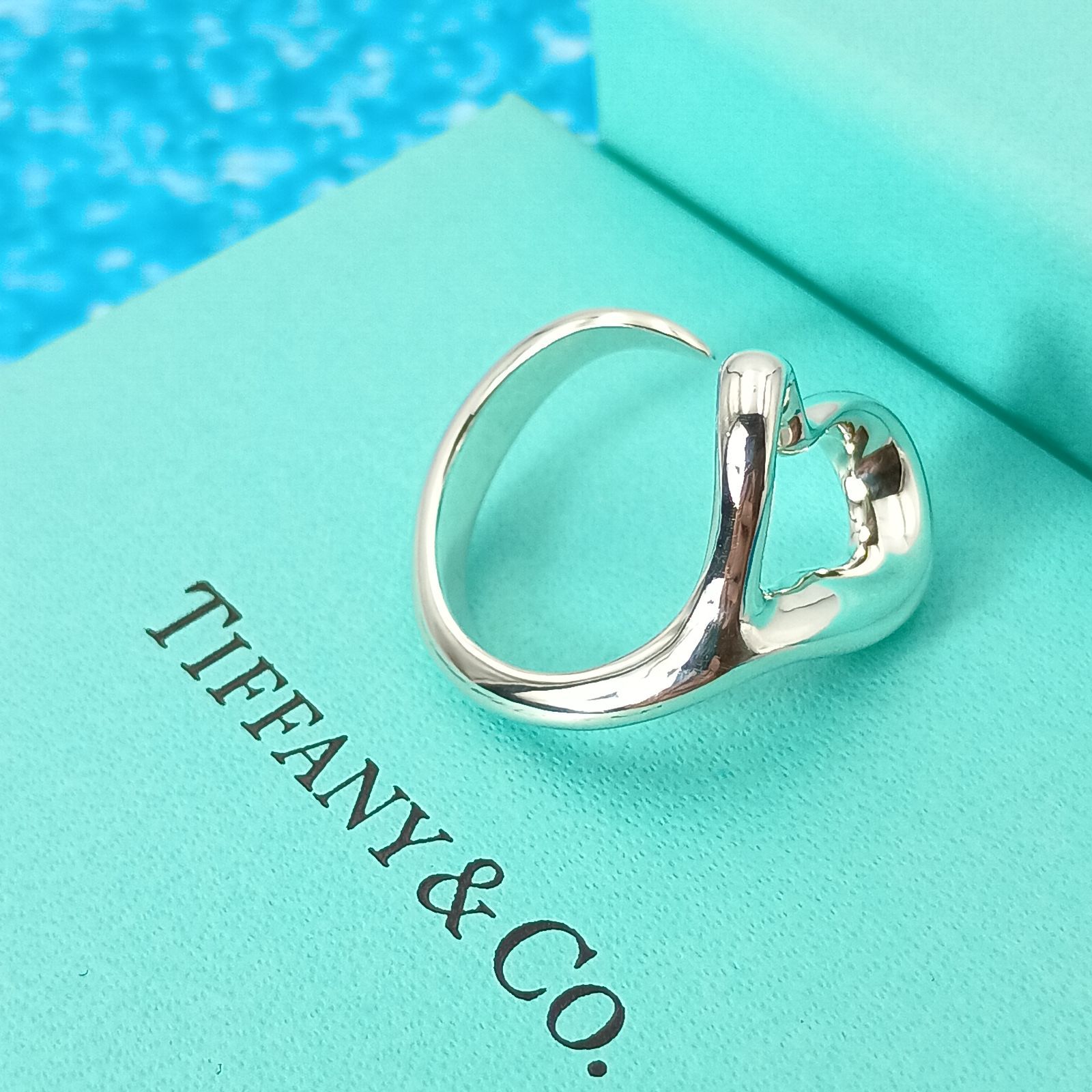 TIFFANY&Co. ティファニー 12号 オープンハート リング 指輪