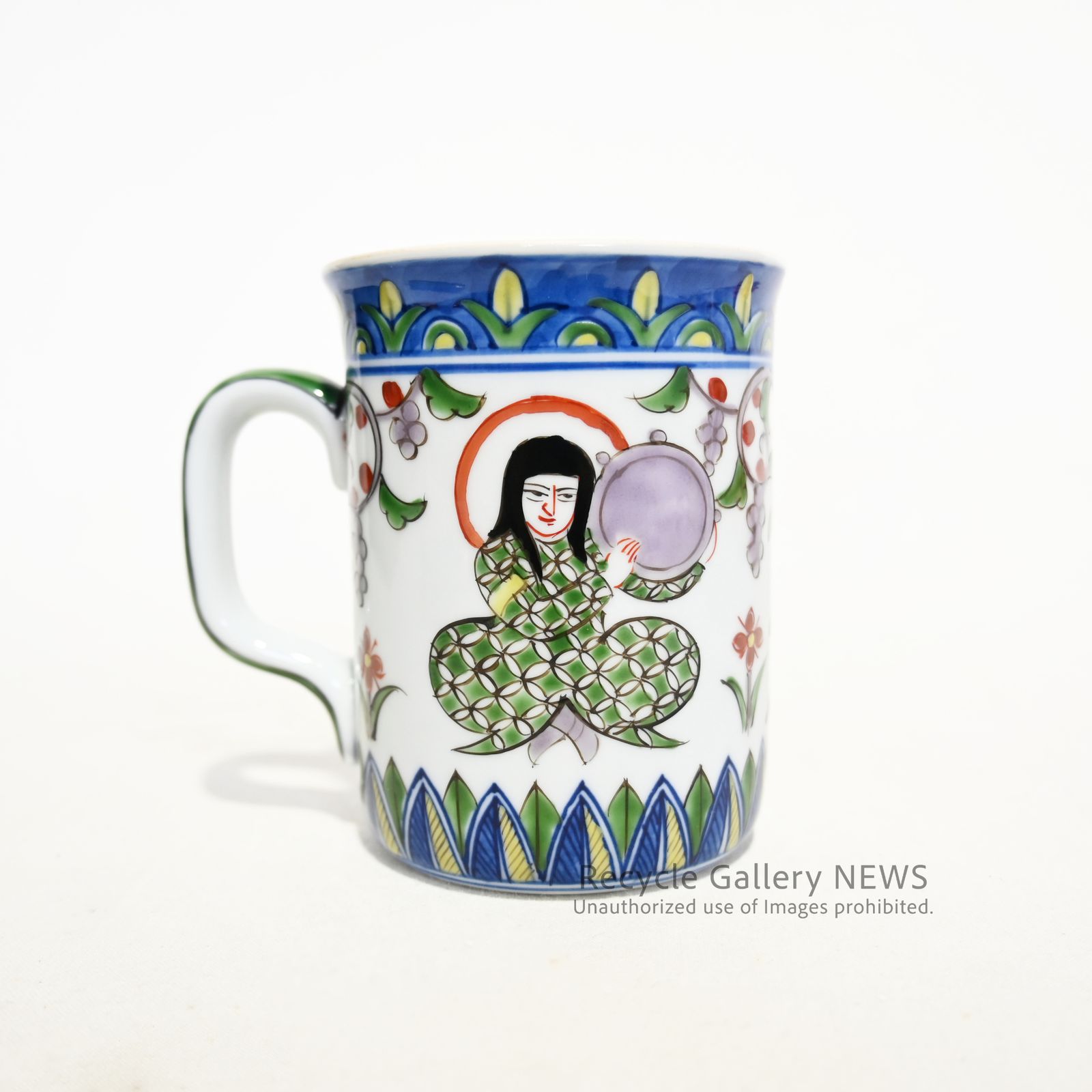 ○ 源右衛門窯 染錦 ミナイ手 樹下美人 - メルカリ