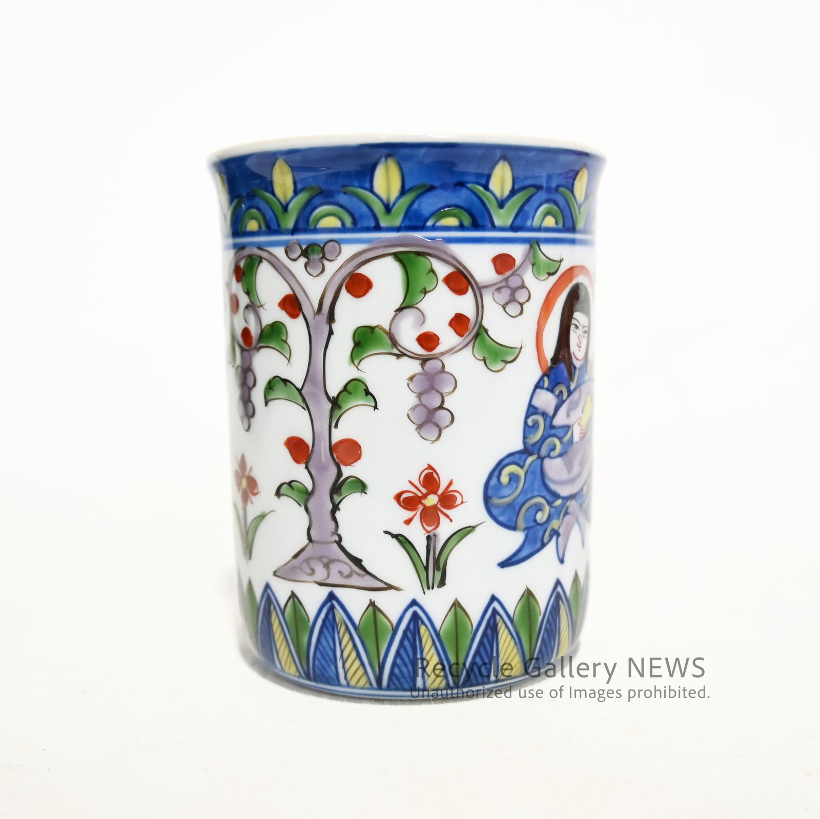 ○ 源右衛門窯 染錦 ミナイ手 樹下美人 - メルカリ