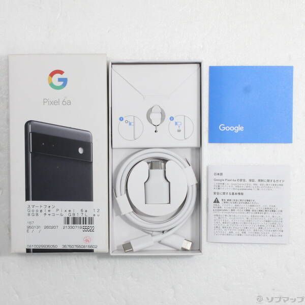 ソフマップ 〔中古品〕 Google Pixel 6a 128GB チャコール GB17L au