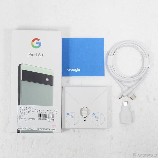 ソフマップ 〔中古品〕 Google Pixel 6a 128GB セージ GB17L au SIM