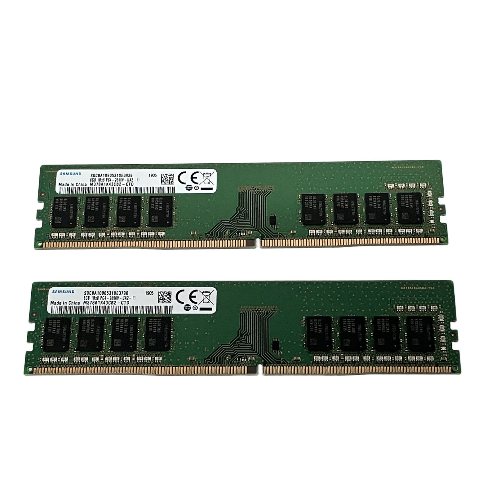 SAMSUNG M378A1K43CB2-CTD 16GB (8GBx2枚) PC4 21300 DDR4 2666