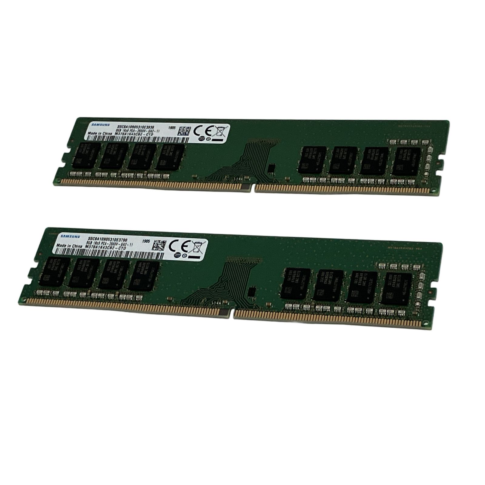 SAMSUNG M378A1K43CB2-CTD 16GB (8GBx2枚) PC4 21300 DDR4 2666