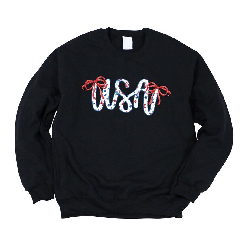 Simply Sage Market レディース トップス Tシャツ スウェット Simply Sage Market USA Cursive Coquette Sweatshirt Midnight セージ