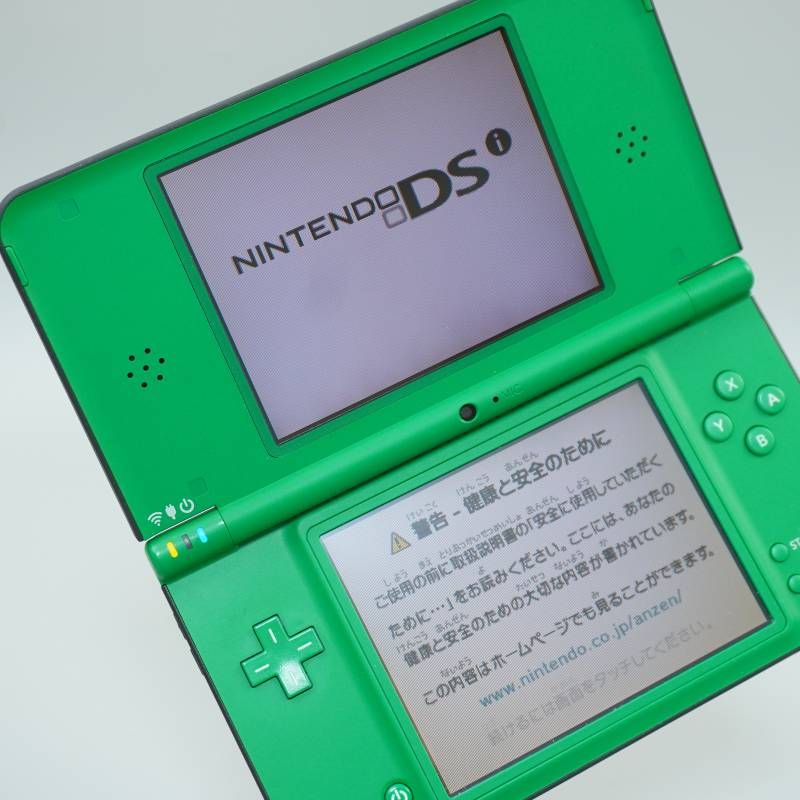 m526】Nintendo DSi LL 本体 グリーン うごくメモ帳 動作確認済み
