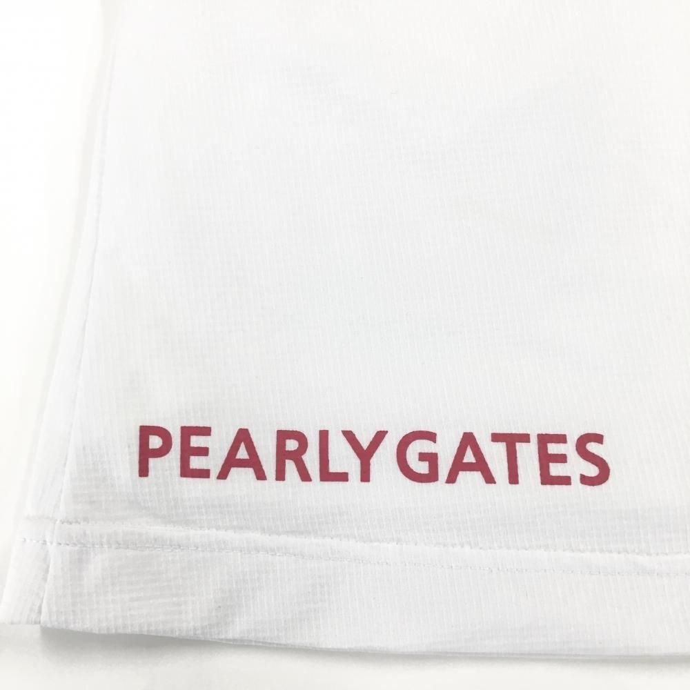 新品】パーリーゲイツ スカート 白×ライトブルー ロゴピンク 4ライン