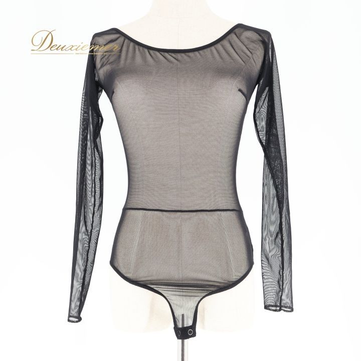 社交ダンス 衣装 トップス レオタード ブラック系 チャコット Chacott