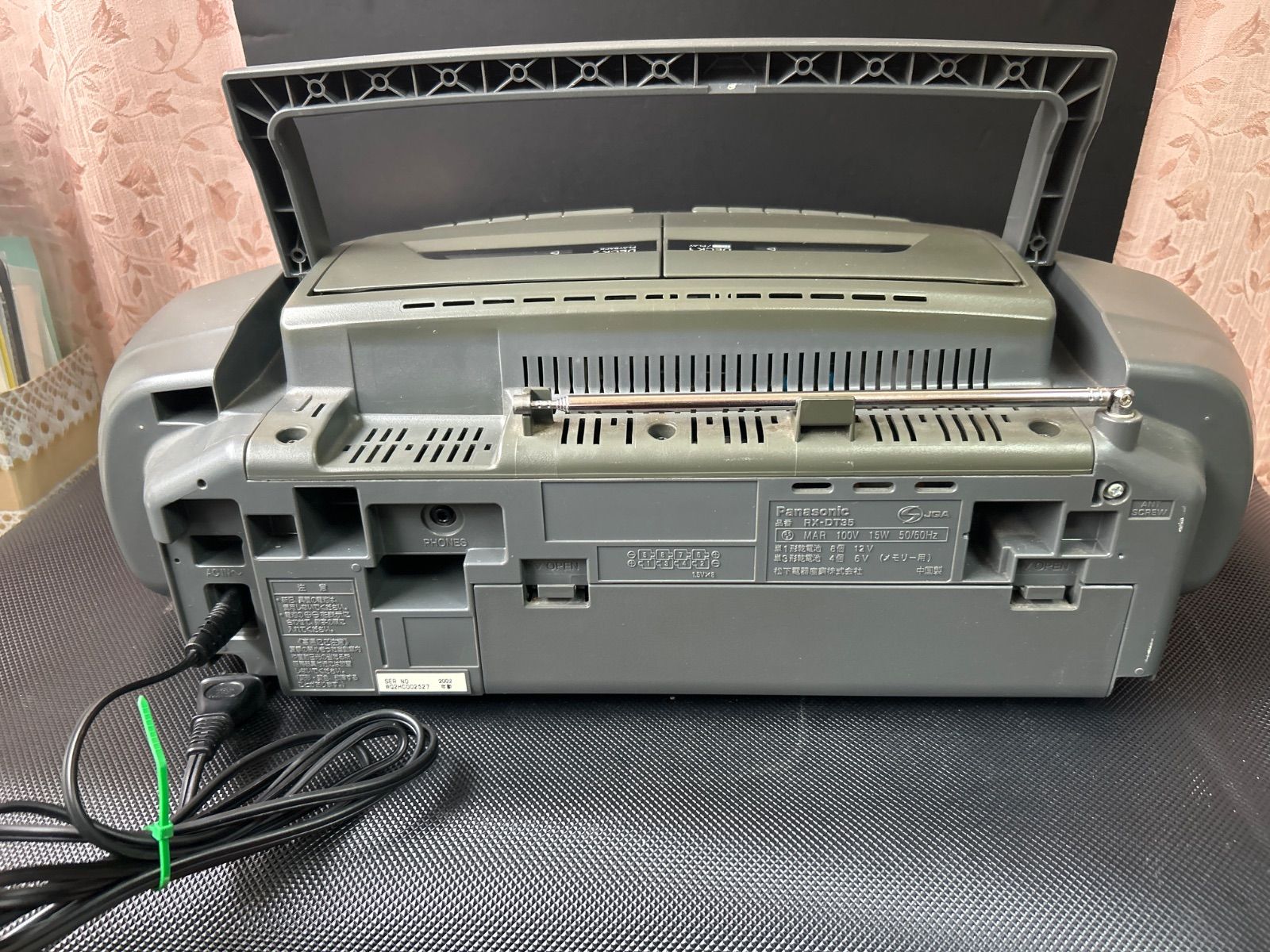 ジャンク品】Panasonic CD/ダブルラジカセ RX-DT35 - メルカリ