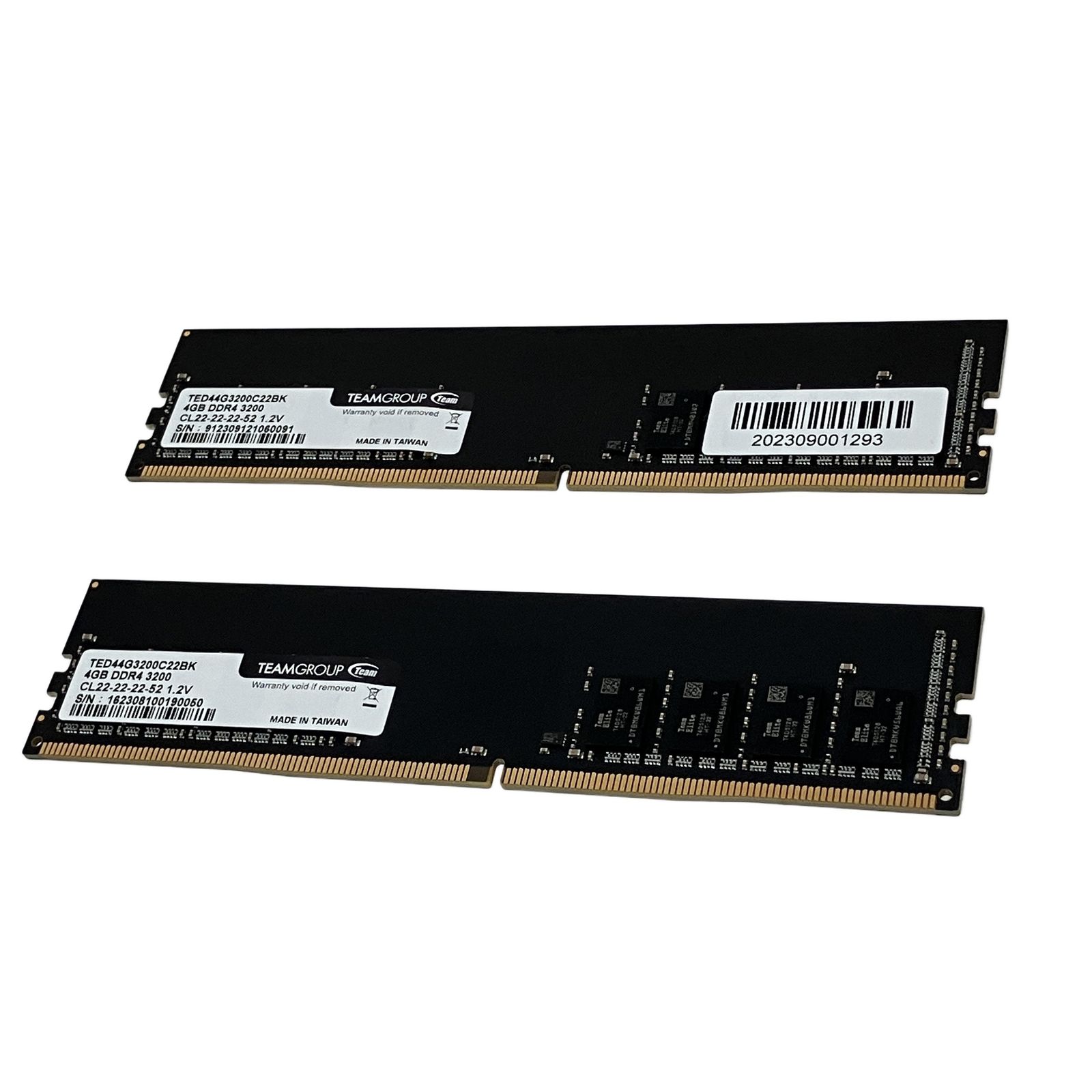 TEAMGROUP ELITE TED44G3200C22BK 8GB (4GBx2枚) PC4 25600 DDR4 3200