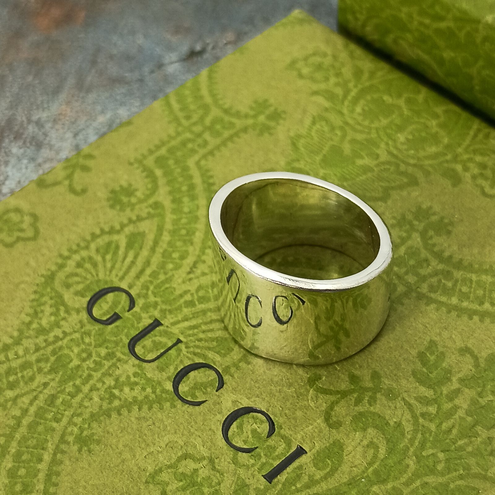 GUCCI グッチ 13号 リング 指輪 レディース メンズ シルバー925