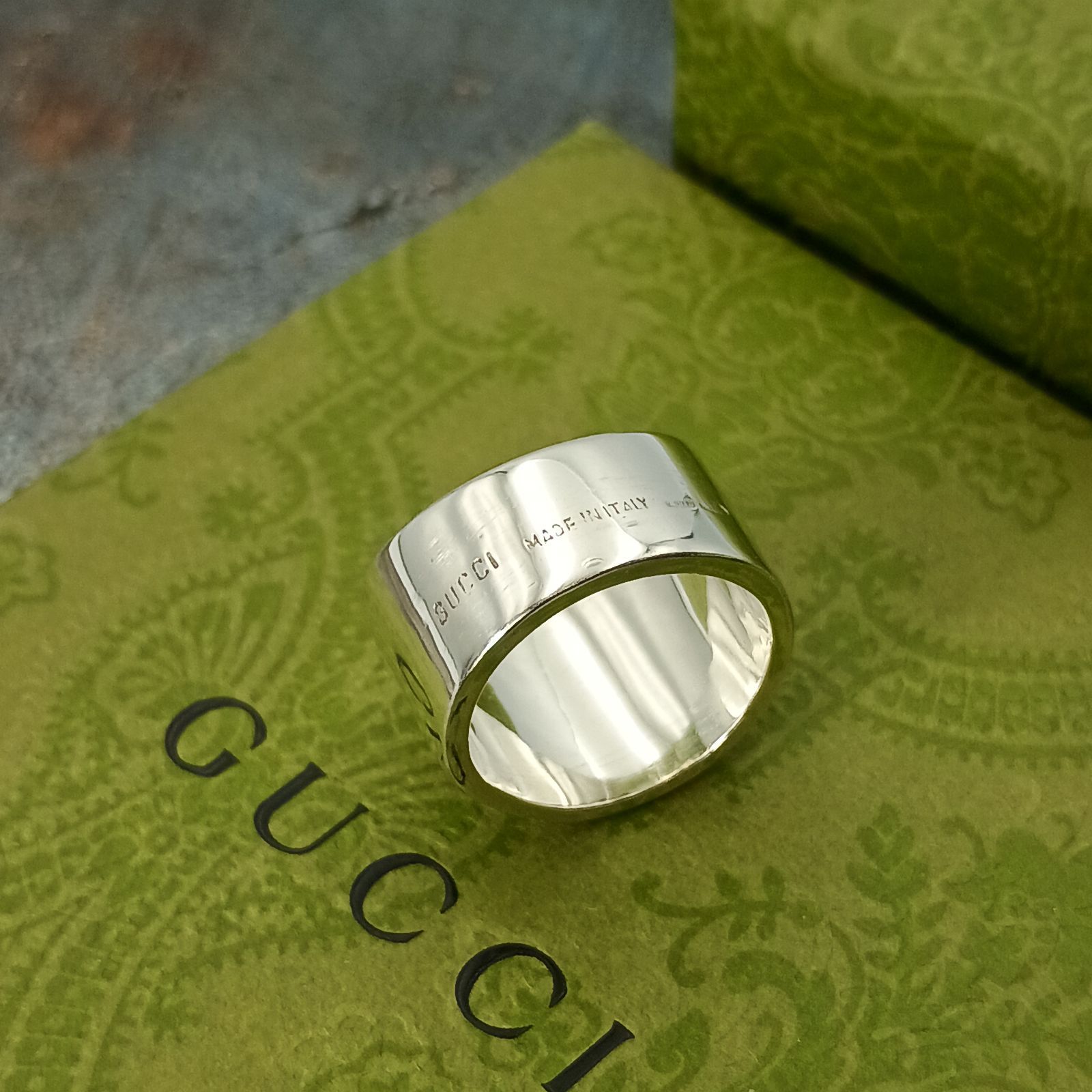 GUCCI グッチ 13号 リング 指輪 レディース メンズ シルバー925