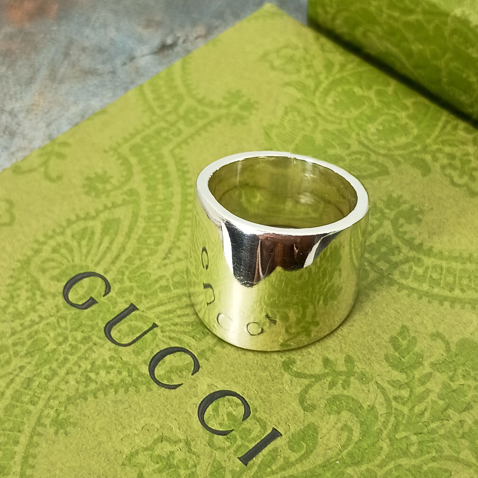 GUCCI グッチ 13号 リング 指輪 レディース メンズ シルバー925