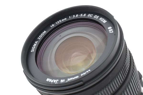 ☆良品☆ Sigma シグマ 18-125mm F3.8-5.6 DC OS HSM Canon #K146-2