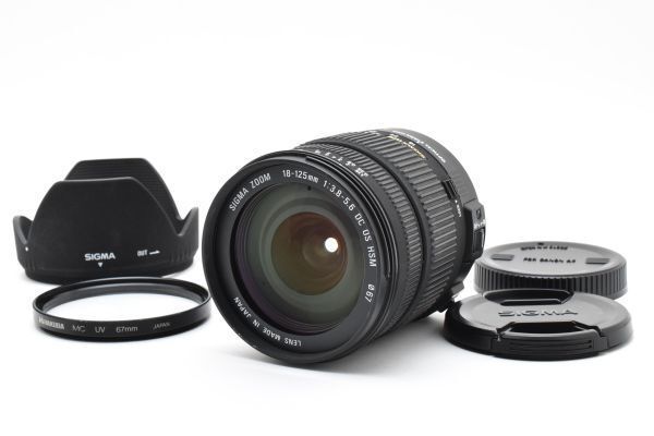 ☆良品☆ Sigma シグマ 18-125mm F3.8-5.6 DC OS HSM Canon #K146-2