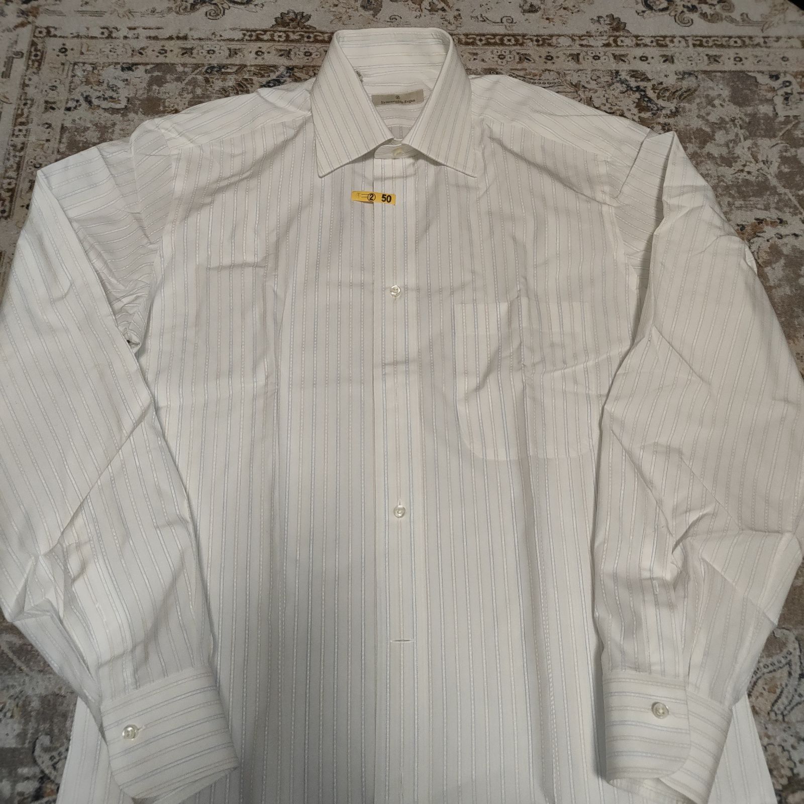 エルメネジルドゼニア ERMENEGILDO ZEGNA 【サイズ】 40 15 3/4 長袖