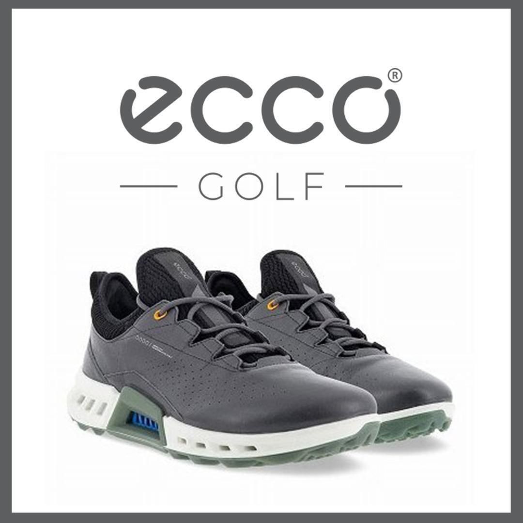 新品未使用 ECCO GOLF バイオム C4 ゴアテックスゴルフシューズ グレー
