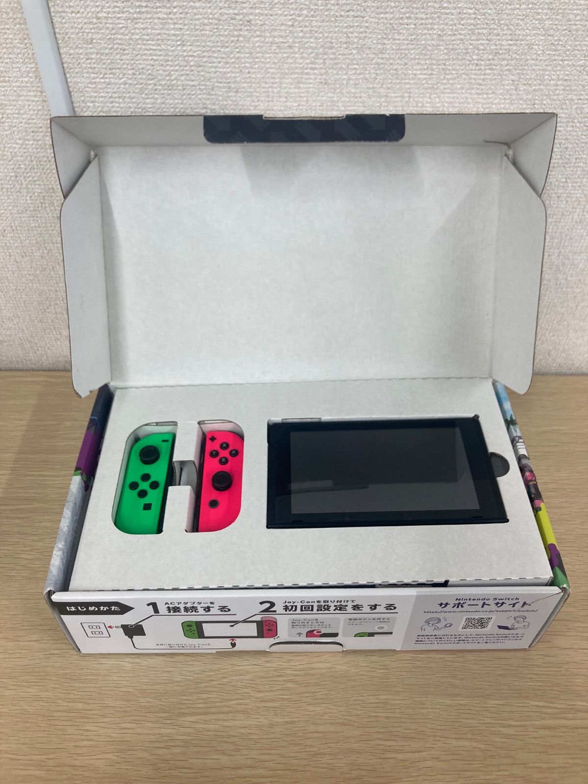 5 【通電確認済み動作未確認】Nintendo Switch スプラトゥーン2セット