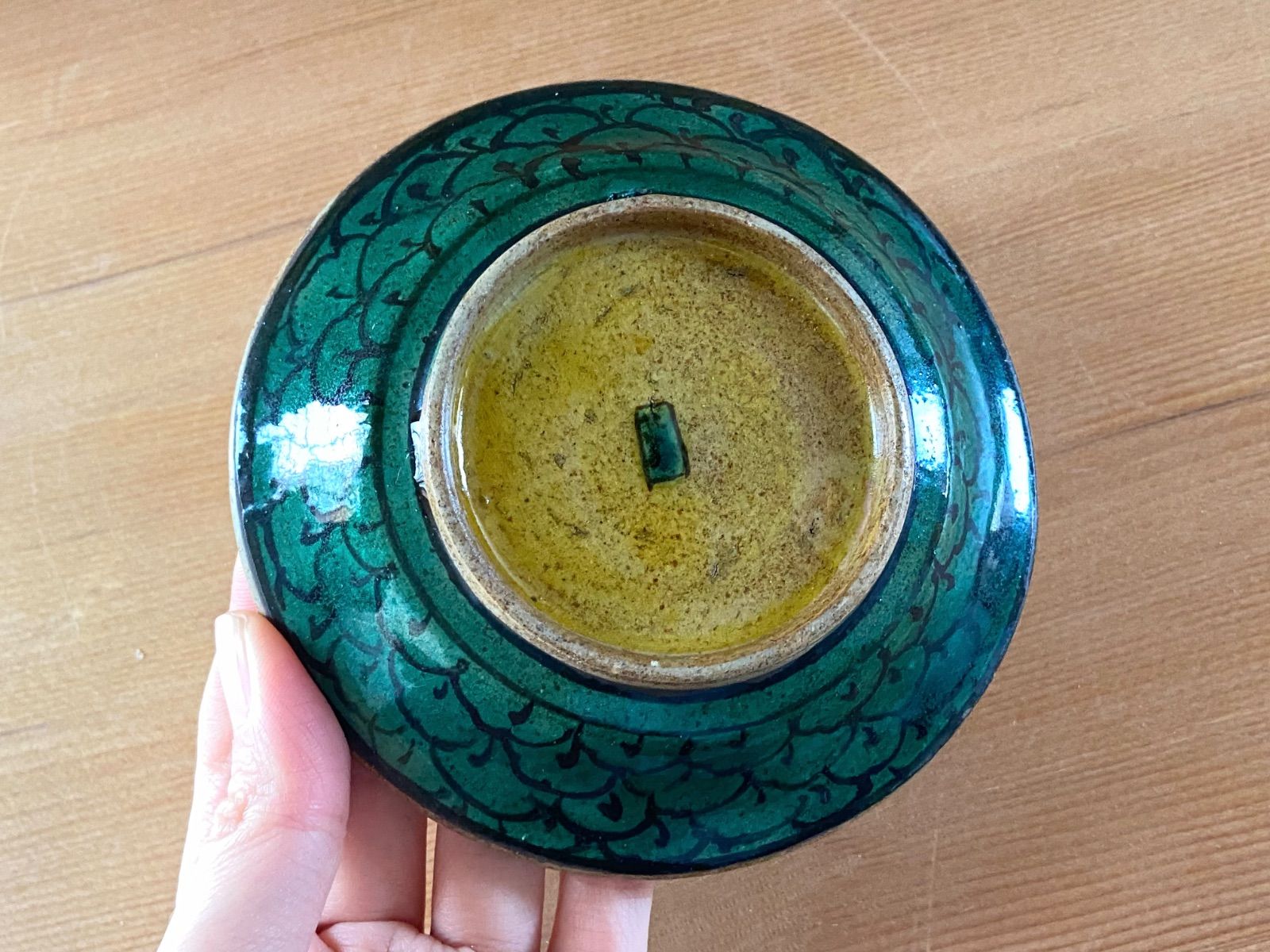 時代 九谷焼 色絵金彩 銘有 蝶花図 小皿 2客 - メルカリ