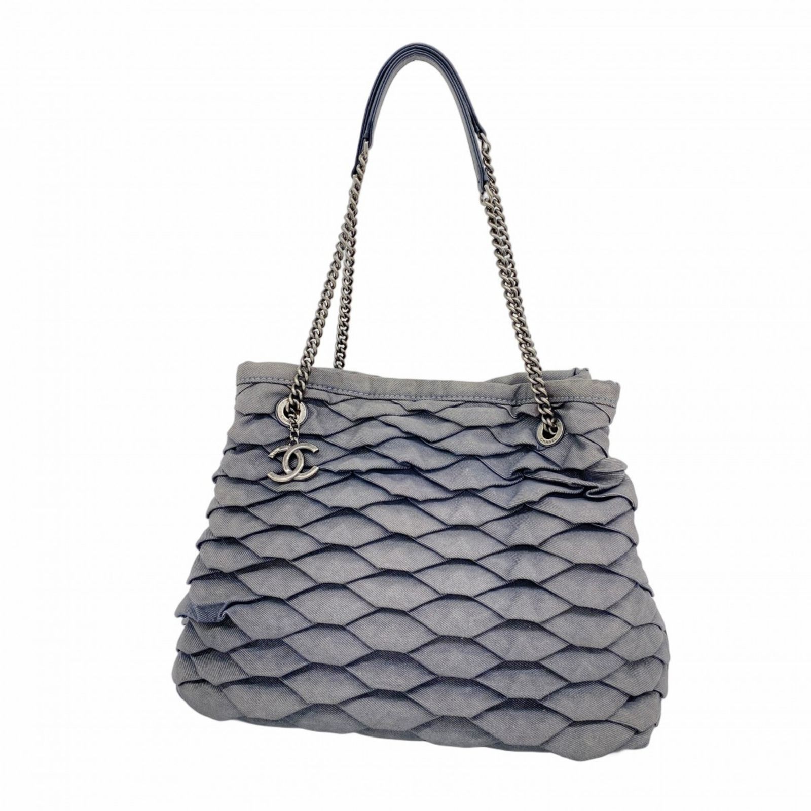 シャネル(Chanel) シャネル トートバッグ・チェーントート デニム