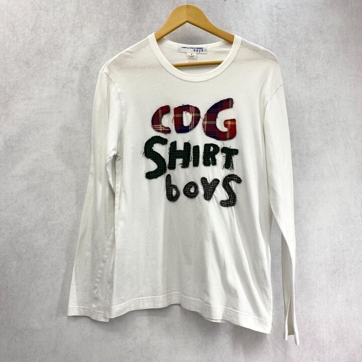 COMME des GARCONS SHIRT BOY 刺繍 ロゴ ロンT シャツ S26932