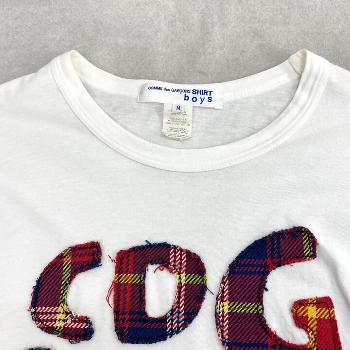 COMME des GARCONS SHIRT BOY 刺繍 ロゴ ロンT シャツ S26932