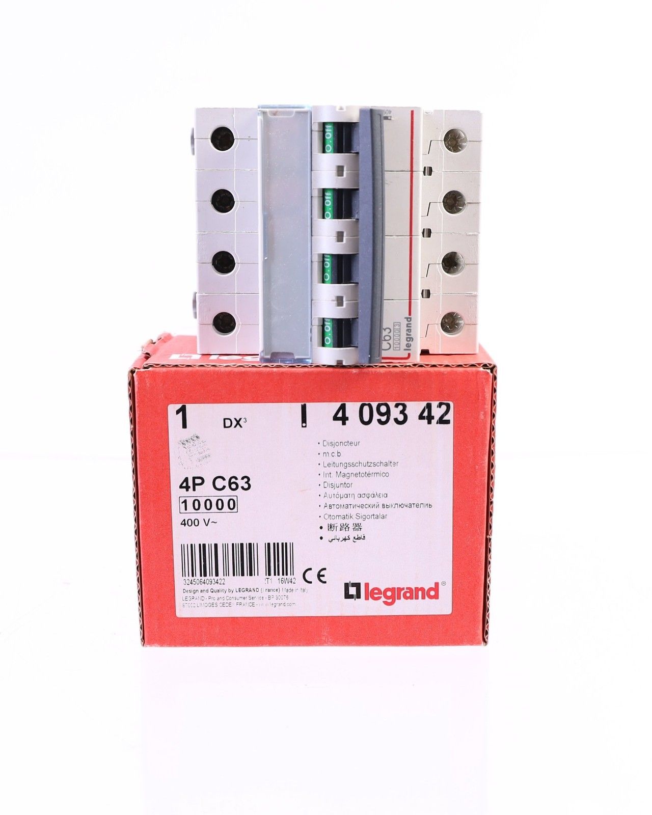【1年保証】 LEGRAND 409342 4P C63 4POLE circuit breaker 27,492円