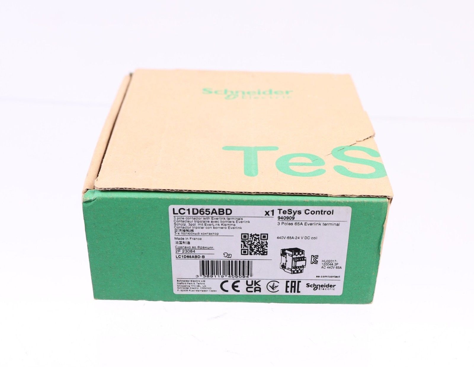 【1年保証】 SCHNEIDER TESYS LC1D65ABD 940909 65A 30kW 24VDC 26,021円